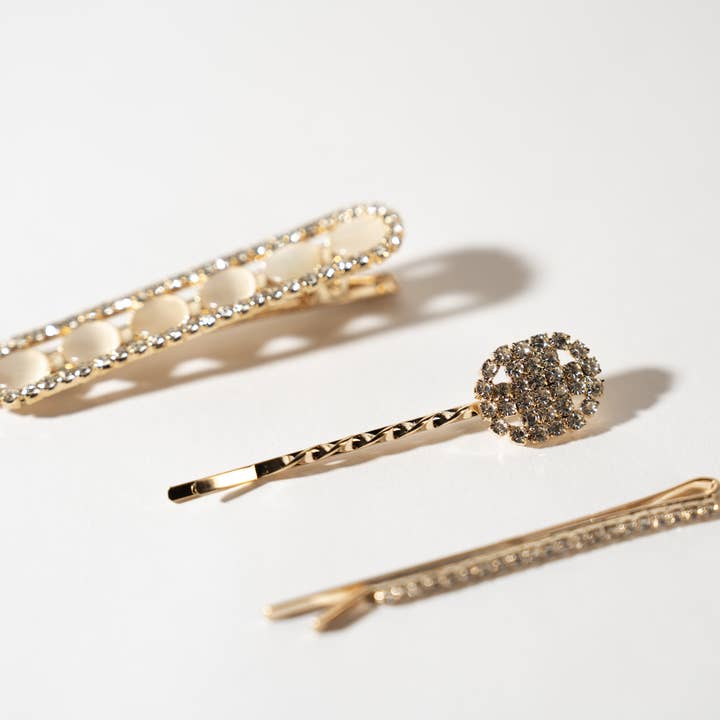 Festive Pack of 3 Hair Pins for wholesale by TressLove