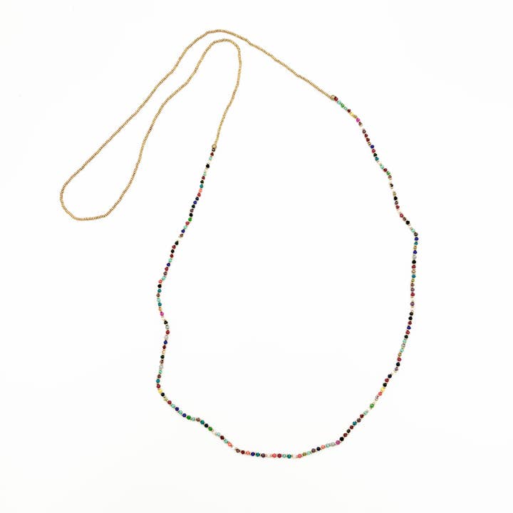 Baizaar – wholesale Beaded/pearl necklace – Color Pop Beaded Necklace - Best Seller6