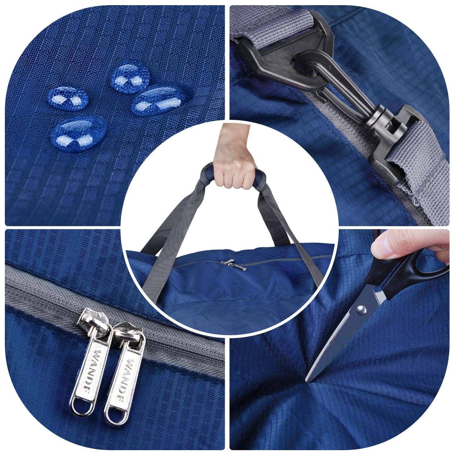 wandf - Wholesale Weekender Bag - Unisex - Large Size WANDF Duffle Bags 32 Inches (100L) Foldable Bag14