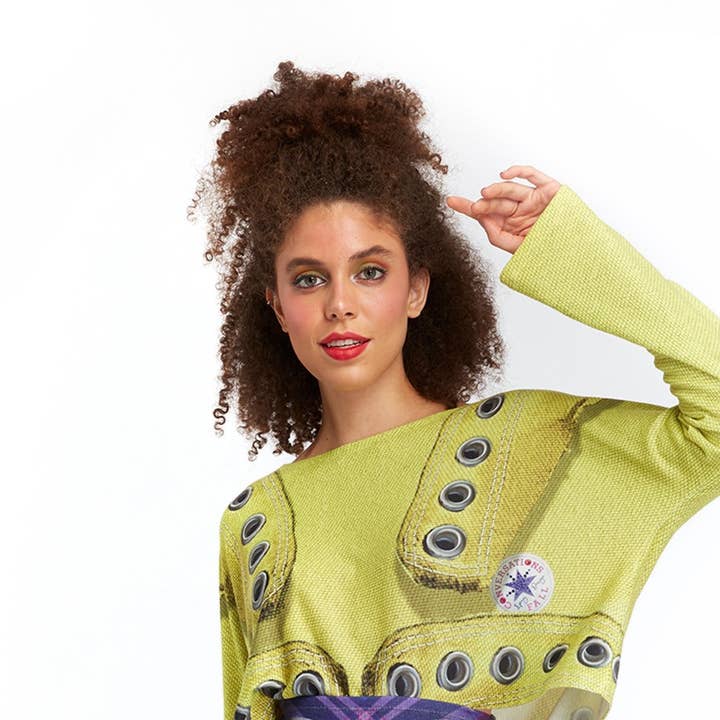 Blouse T Mini Yellow - Fall Conversations for wholesale by IPNG Design