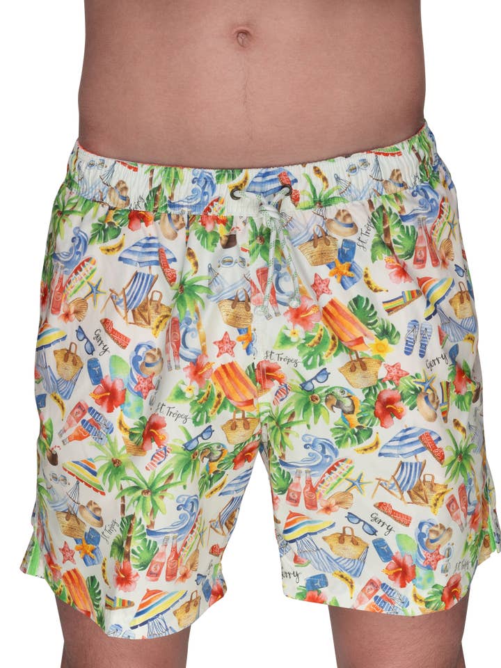 Sao Bañador Print Beach para venta al por mayor de Gerry St Tropez