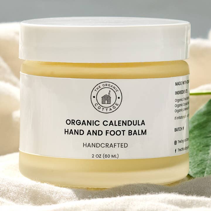 Organic Calendula Hand and Foot Balm for wholesale by The Organic Cottage