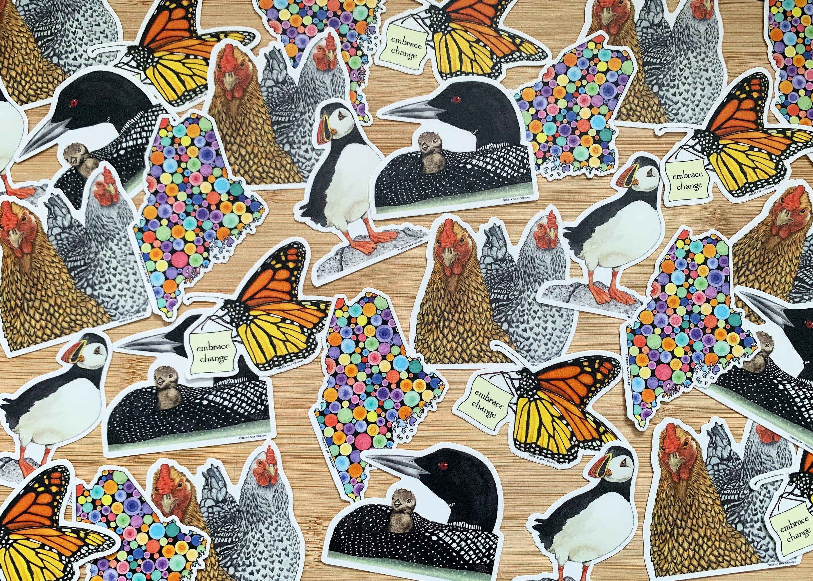 Firefly Sky Design - Wholesale Sticker - NEW! Maine Sweet Maine Die Cut Vinyl Sticker2