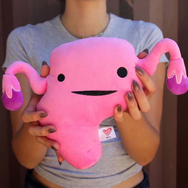 Uterus Plush - Womb Service for wholesale by I Heart Guts | Organ Plushies Wholesale