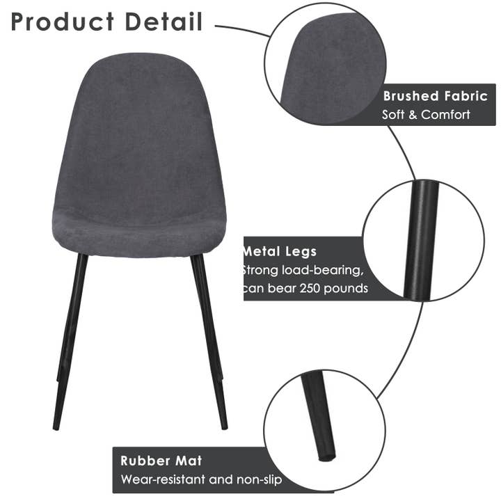 39F Inc. - Wholesale Patio Set - Dining Set: Elegant Table with Four Chairs in Beige