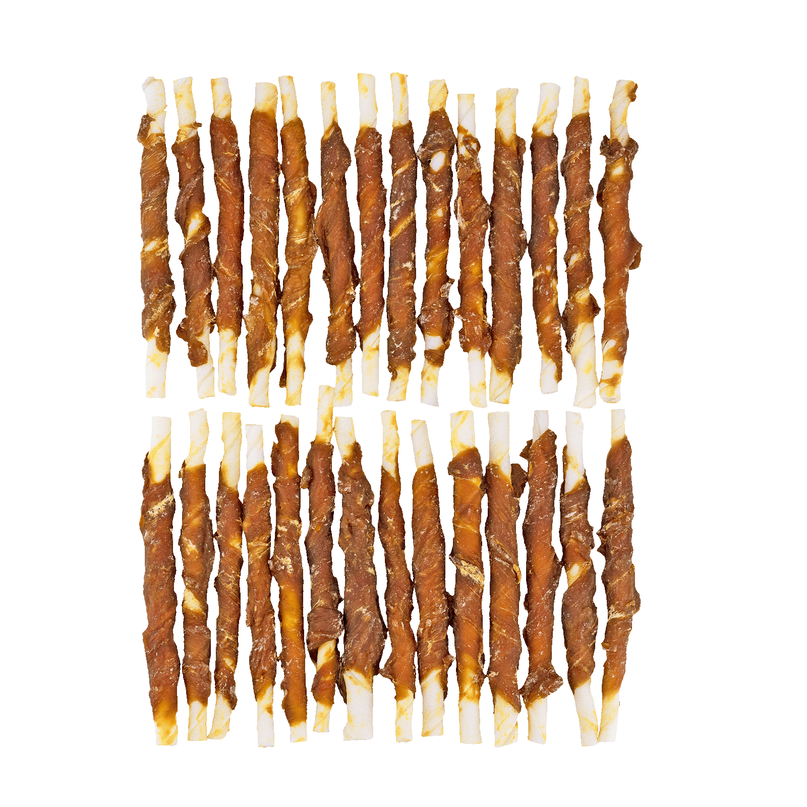 Hofman Animal Care – wholesale Pet treats – Dog – Braaaf Rawhide Roll Sticks Duck - 30 pcs.2