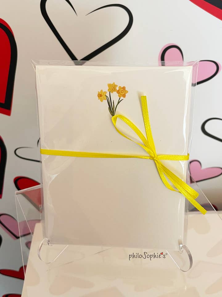 Mini Bloco de Notas - Narcisos por atacado de philoSophie's Stationery & Gifts