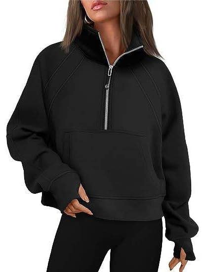 Queen Fashion – wholesale Blus - Dam – dubbel dragkedja med tratthals