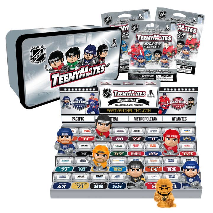 TeenyMates NHL 2026 Collector Tin – Official Licensed for wholesale by Party Animal, Inc.
