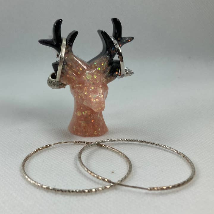 Deer Head Ring / Earring Jewelry Holder for wholesale by Midnight Lighthouse