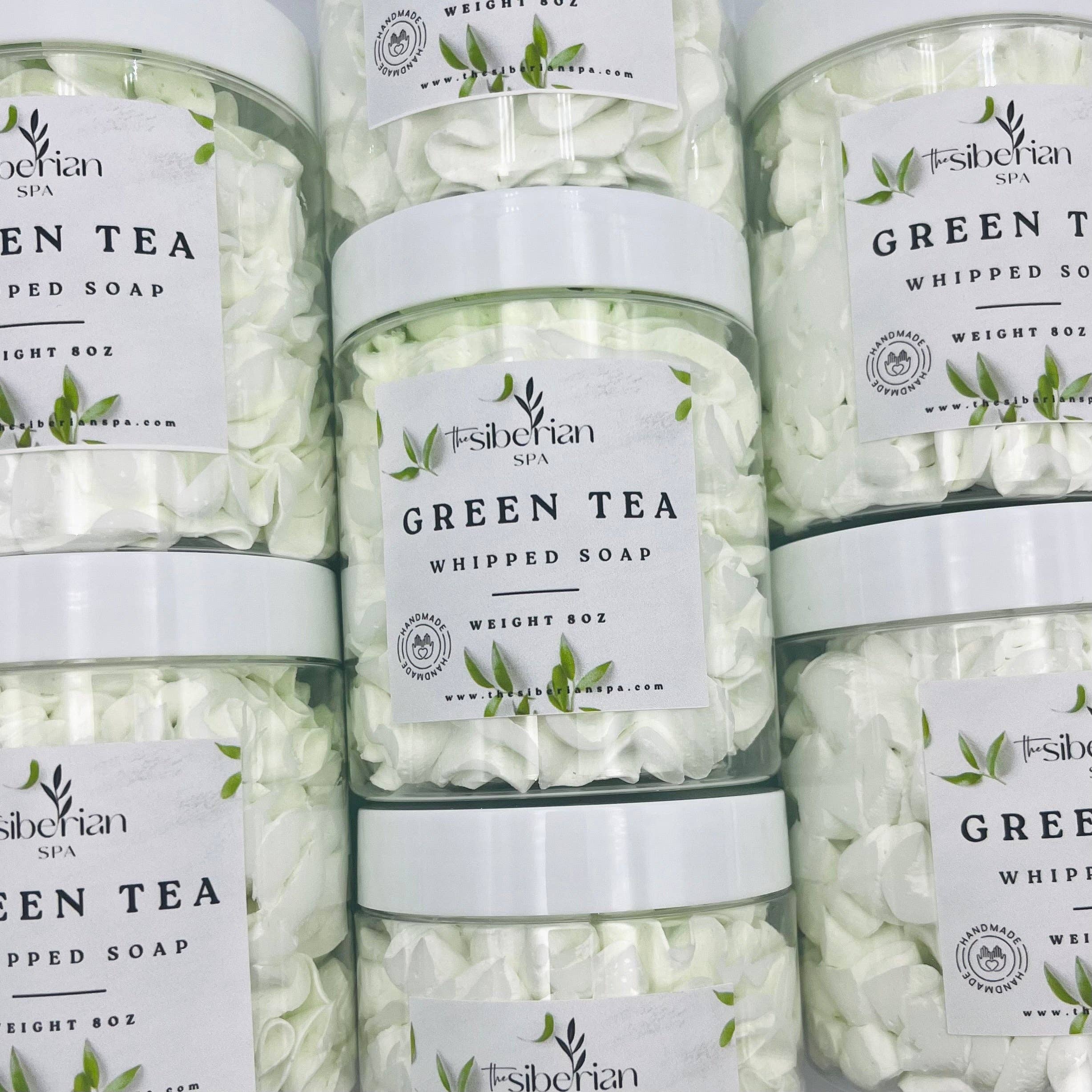 The Siberian Spa – Sabonete mousse por atacado – Sabonete Cremoso de Chá Verde1