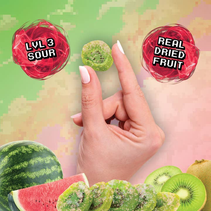 Final Boss Sour - Wholesale Gummy - Watermelon Kiwis (Level 3) (4 Pack)1