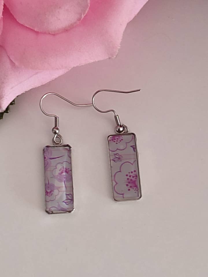 STEEL AND RESIN CLOUD EARRINGS for wholesale by catsplatayresina