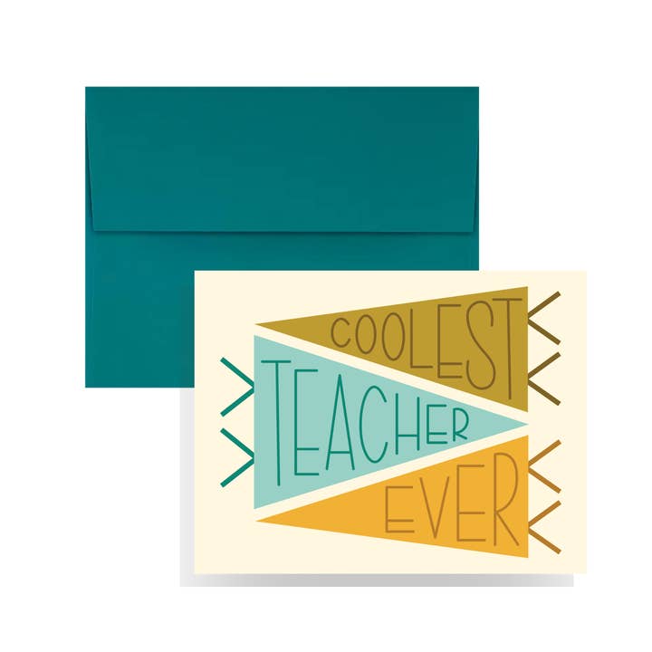 Sejeste lærerflagskort for engroshandel hos KGS Design Studio