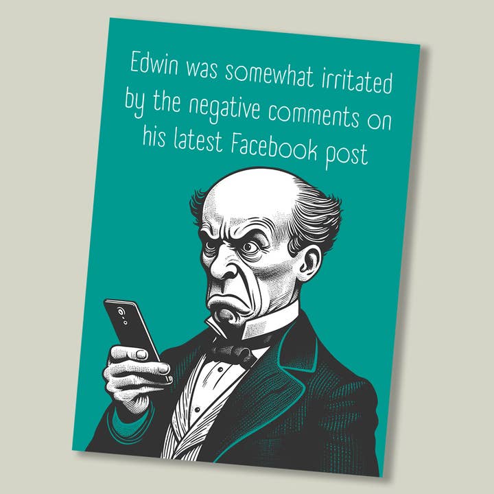 Excentriek karakter grappige kaart voor wholesale door Footle Publishing