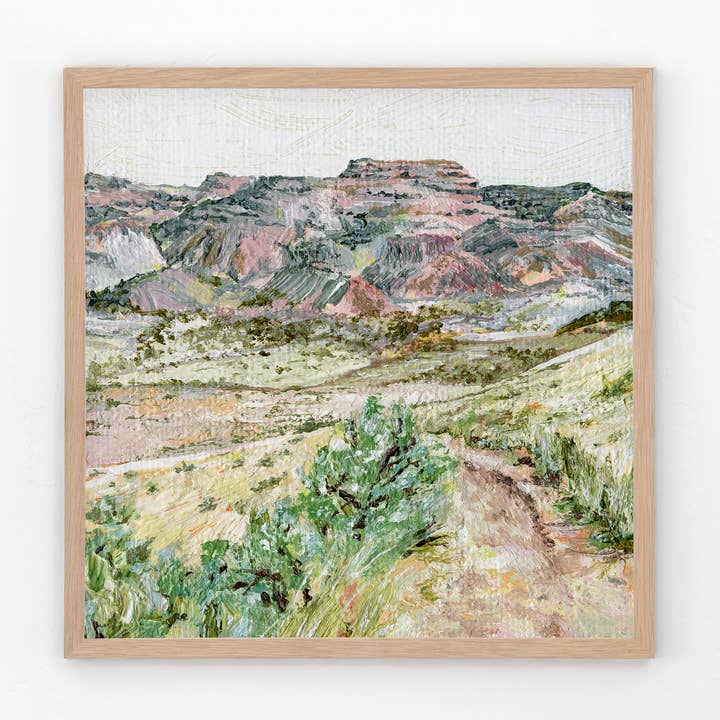 Mini Mauve Terrain - Fine Art Print for wholesale by Howell Designery