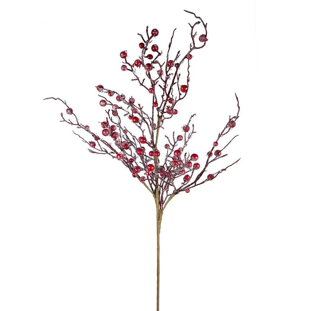 A&B Home Group Inc. – wholesale Juldekoration – 33" Bärspray, Röd 48ST/KTN1