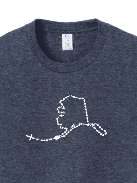 Alaska Katholisches Rosenkranz Jugend T-Shirt für den Großhandel von Sock Religious