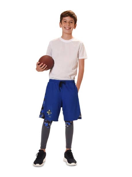 Legacy Sheggings- Blue Shorts & Full Length Charcoal Leggings for wholesale by FUZEDwear