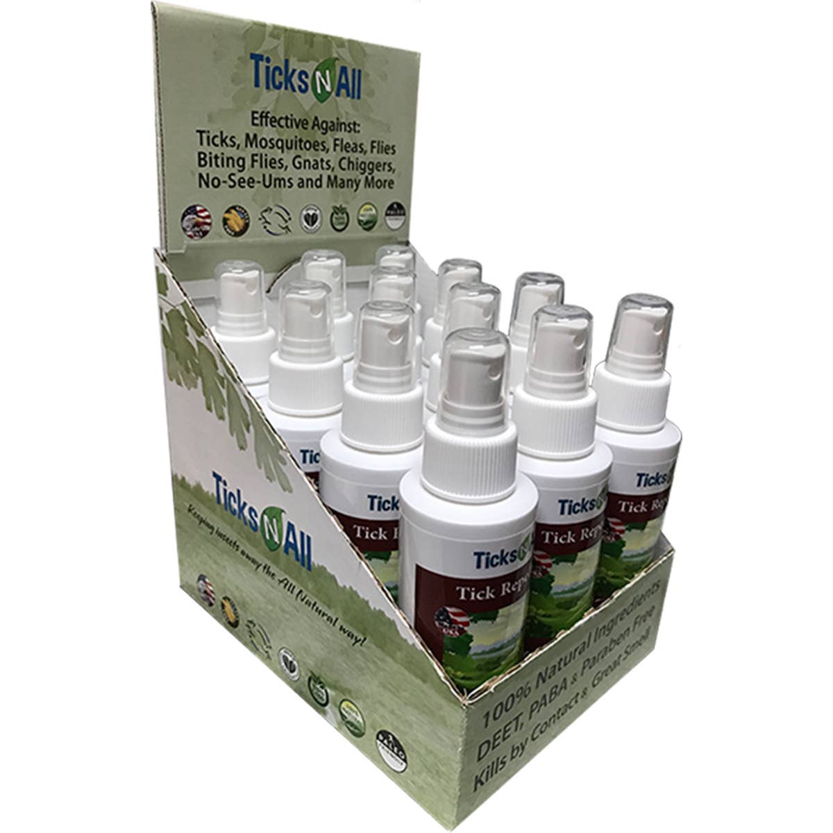 Ticks-N-All - Wholesale Insect Repellent - Natural Tick Repellent - 4oz2