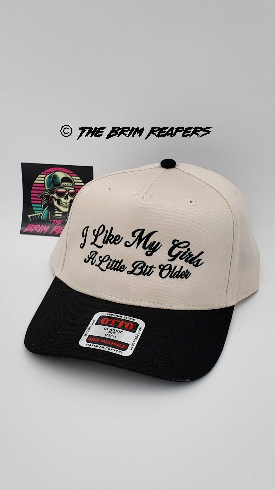 The Brim Reapers – Engroshandel Trucker hat - Herre – Jeg kan godt lide mine piger en smule ældre hat2