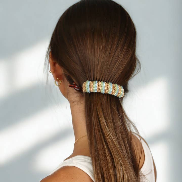 Set med 2 kristallpärlspännen för wholesale av Kimono Clips