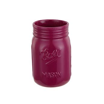 Napco - Wholesale Vase - Colorful Mason Vases, 5 Colors Item # 33213 2