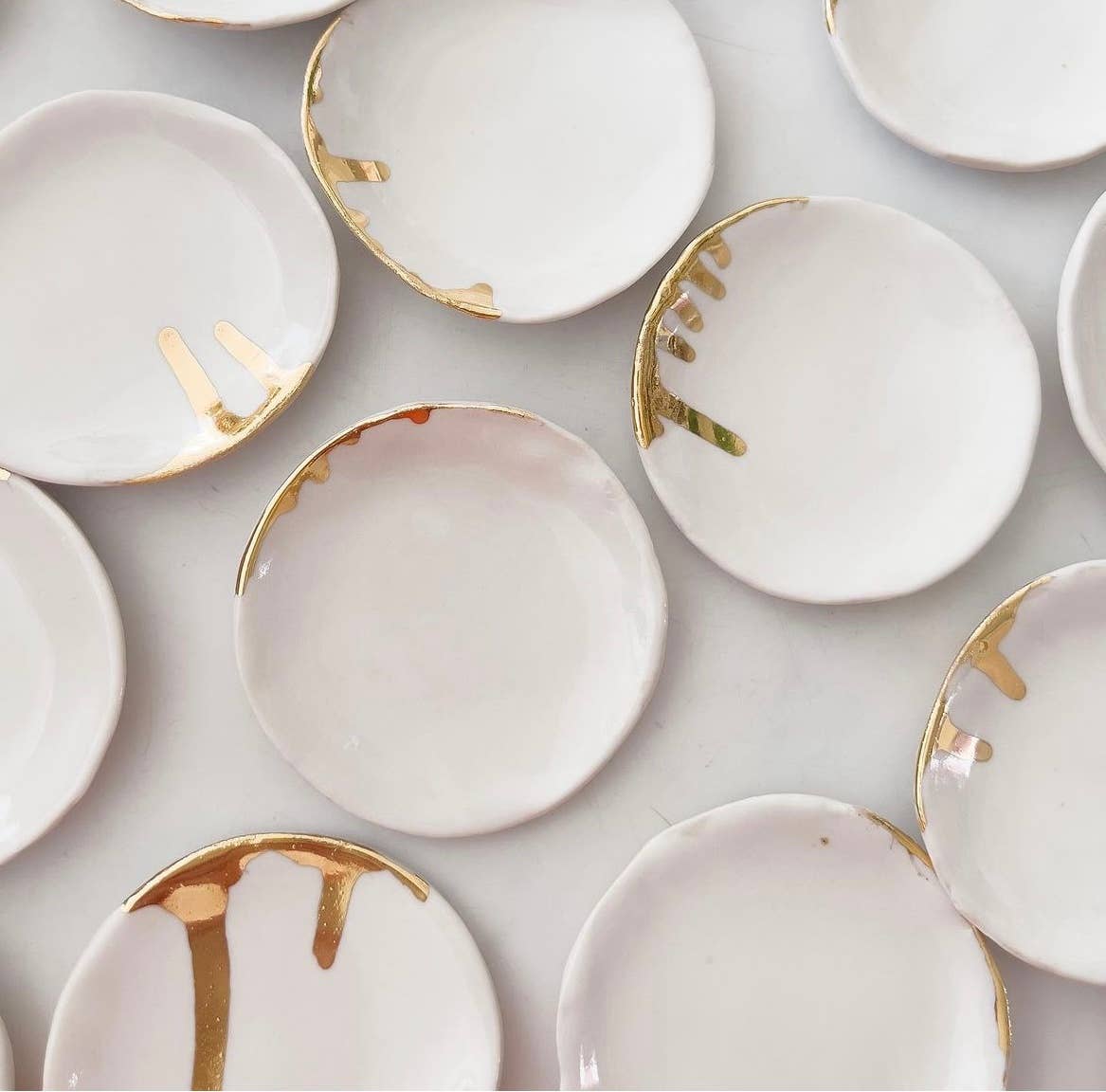 Michelle Barrett Ceramics - Wholesale Jewelry Dish - White Mini Ring Dish1