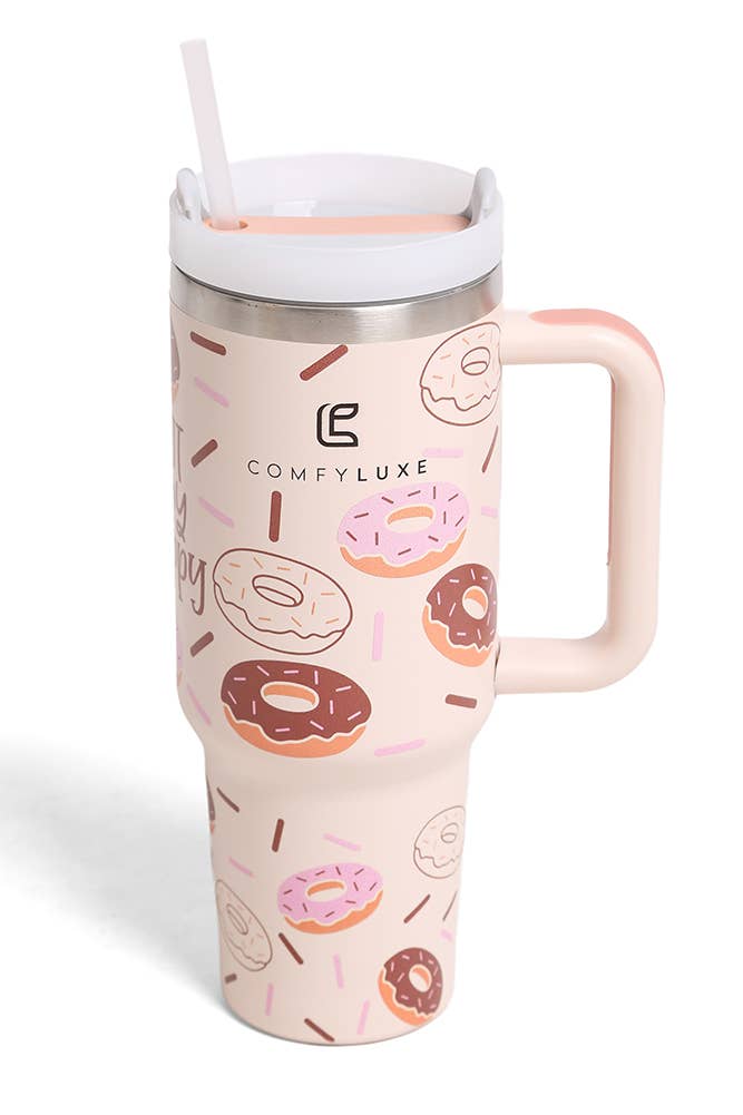 Hana - Wholesale Insulated Mug/Tumbler - Donuts 40oz Handle Tumbler3