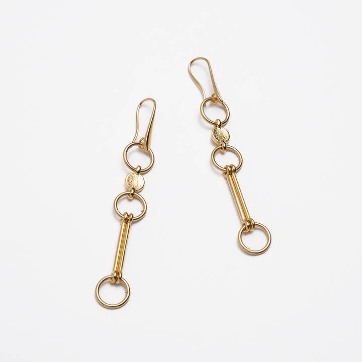 C.KARAKALPAKI - Wholesale Dangle Earrings - Lici Earrings Short Gold2