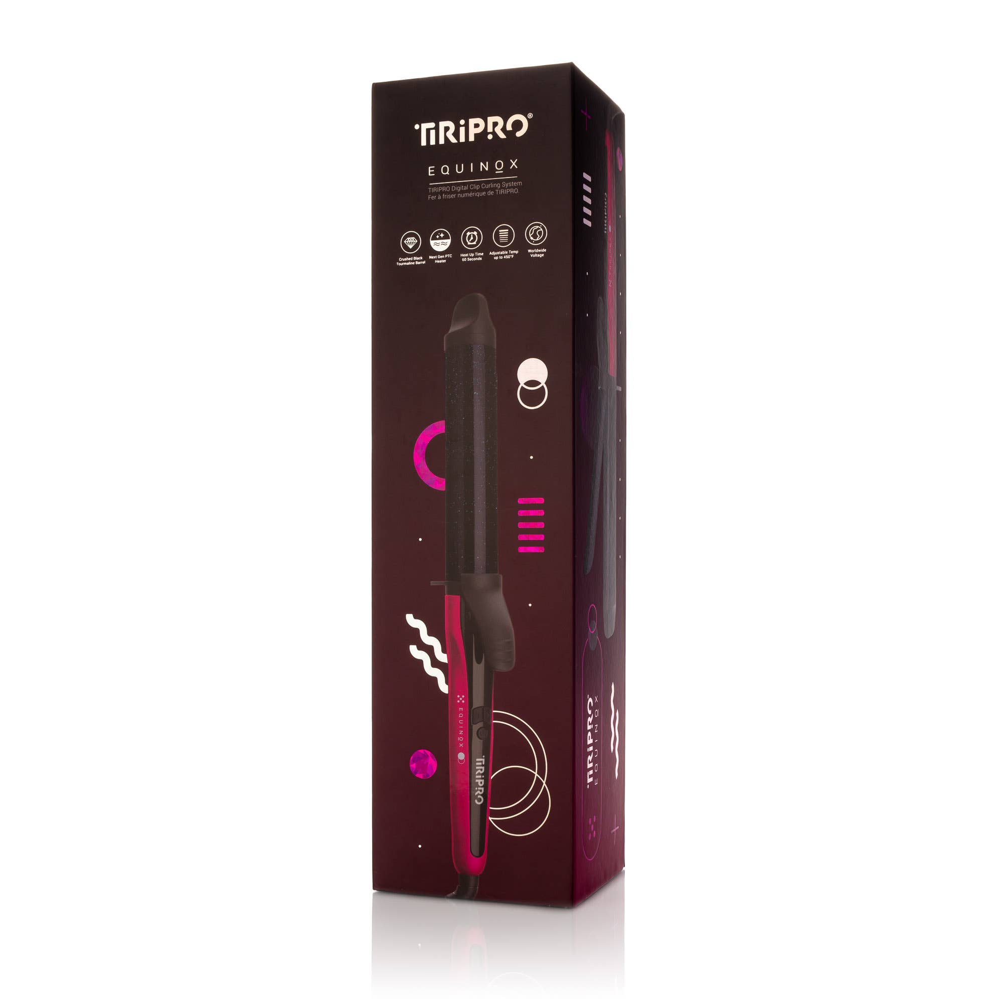 Tiri Pro - Wholesale Curling Iron/Wand - Equinox Digital 32mm Professional Clip Curler16