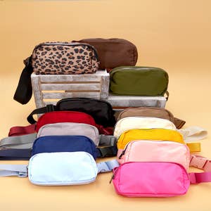 Printed Waist Bag Women Fanny Pack Colorful Girls Bum Bag Travel