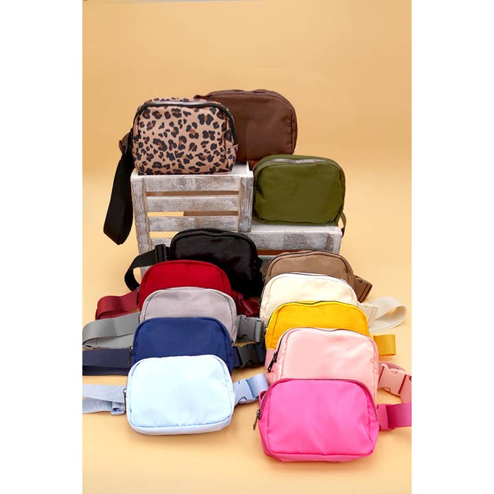 JOSSLYN by wall to wall - Wholesale Belt Bag - Women's - CROSS BODY SLING FANNY PACK BELT BAG | 90FP101