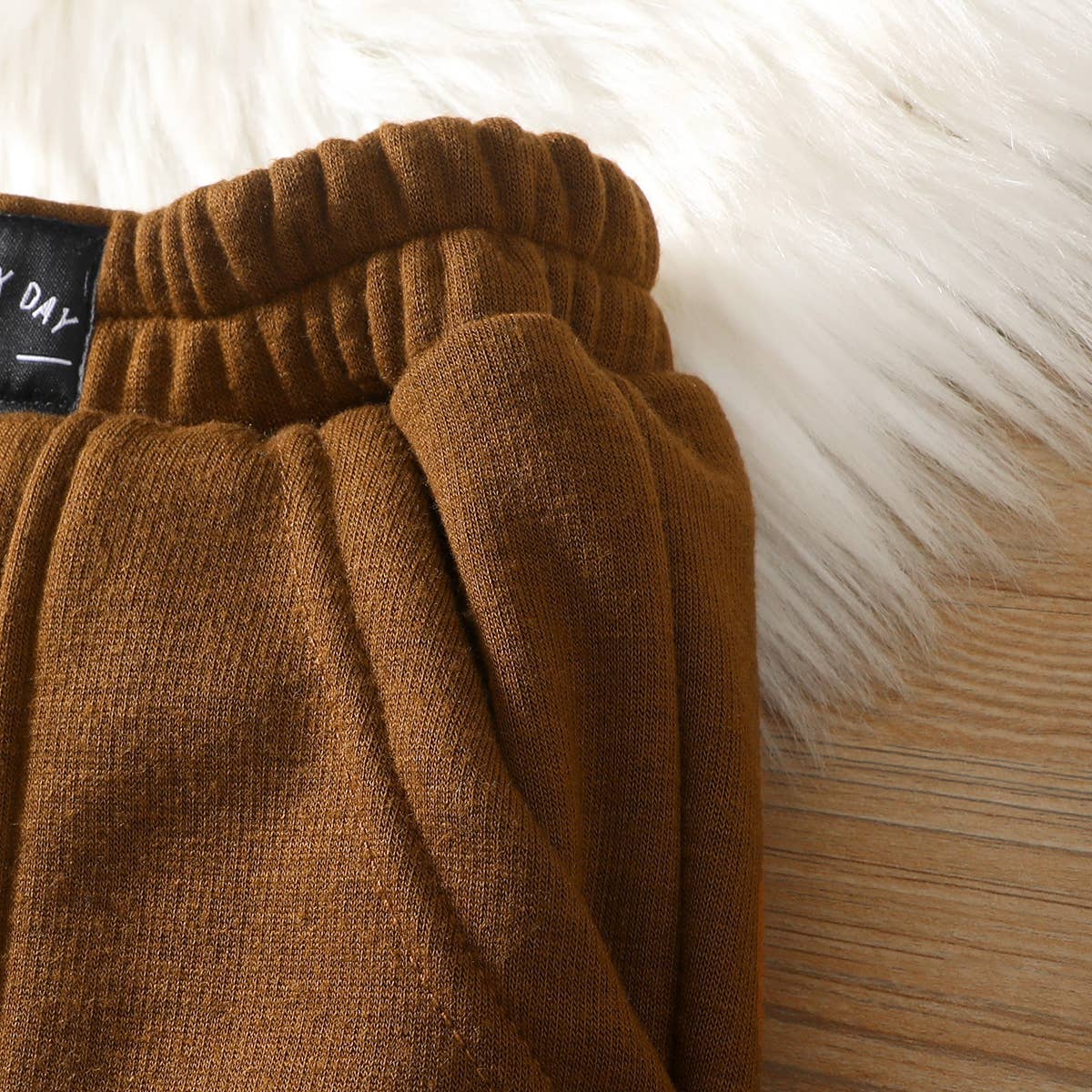 PatPat - Wholesale Trousers – Baby - Baby Boy/Girl Solid Fleece-lining Casual Pants13