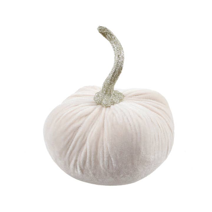 Flora Bunda Inc – Großhandel Tischdeko – Samtkürbis-Dekoration mit goldenem Stiel4