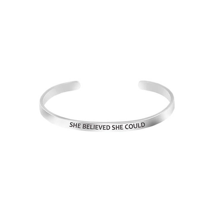 Kavalis - Vente Bracelet jonc - Mantra Bracelet - Soyez le changement1