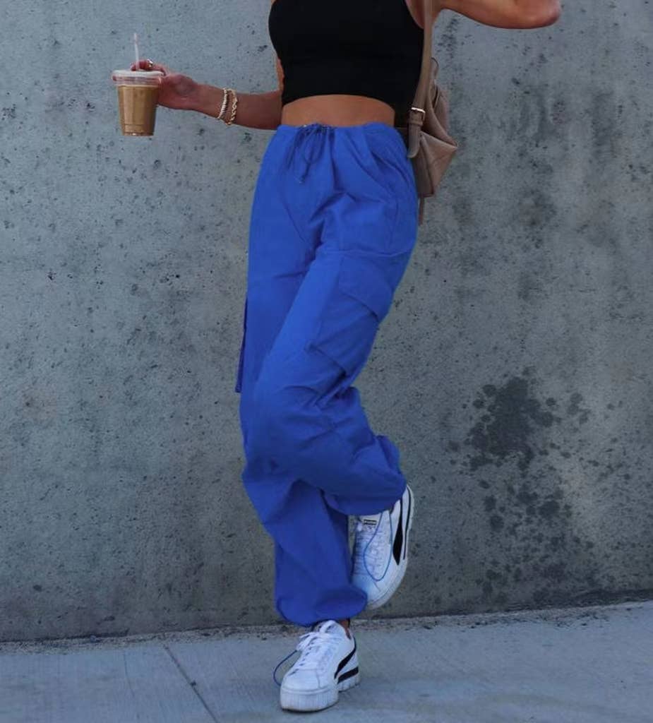 HIDDENBRAND - Wholesale Pants - Women's - Loose Tethered Button-Up Slacks3