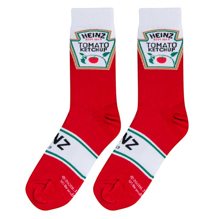 Cool Socks - Wholesale Socks - Unisex - Heinz Ketchup Socks