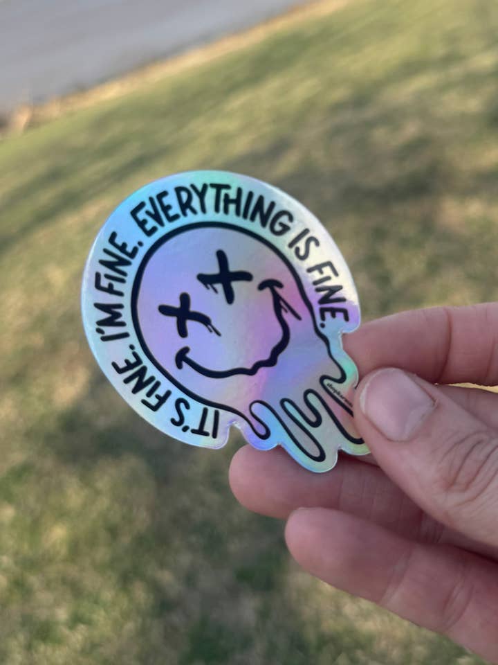 Det är okej, jag mår bra grafisk penna för wholesale av Shop Karma Tees