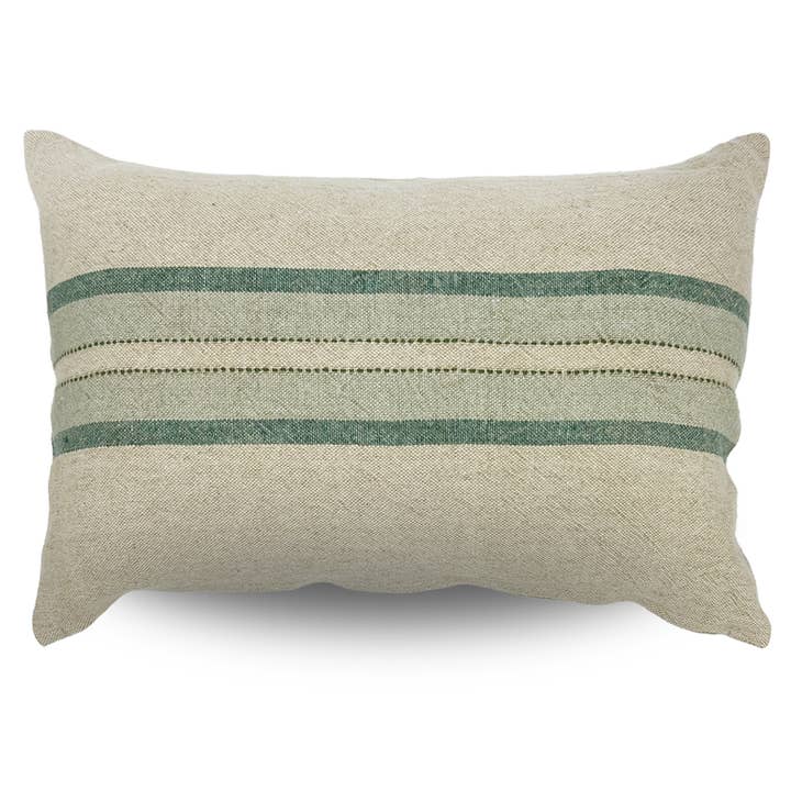 Retreat Path Cushion Cover Green for wholesale by Canvas + Sasson
