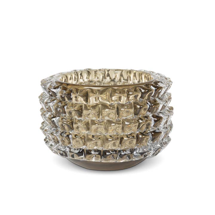 Ella Glass Vase, Pewter for wholesale by Park Hill Collection