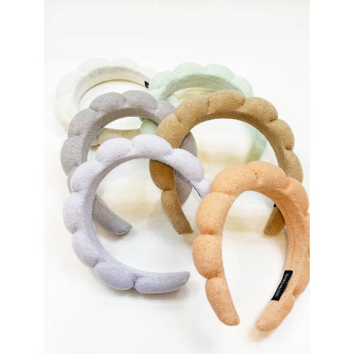MIX COLOR Warm Tone of Beauty Care Spa Headband for wholesale on Faire