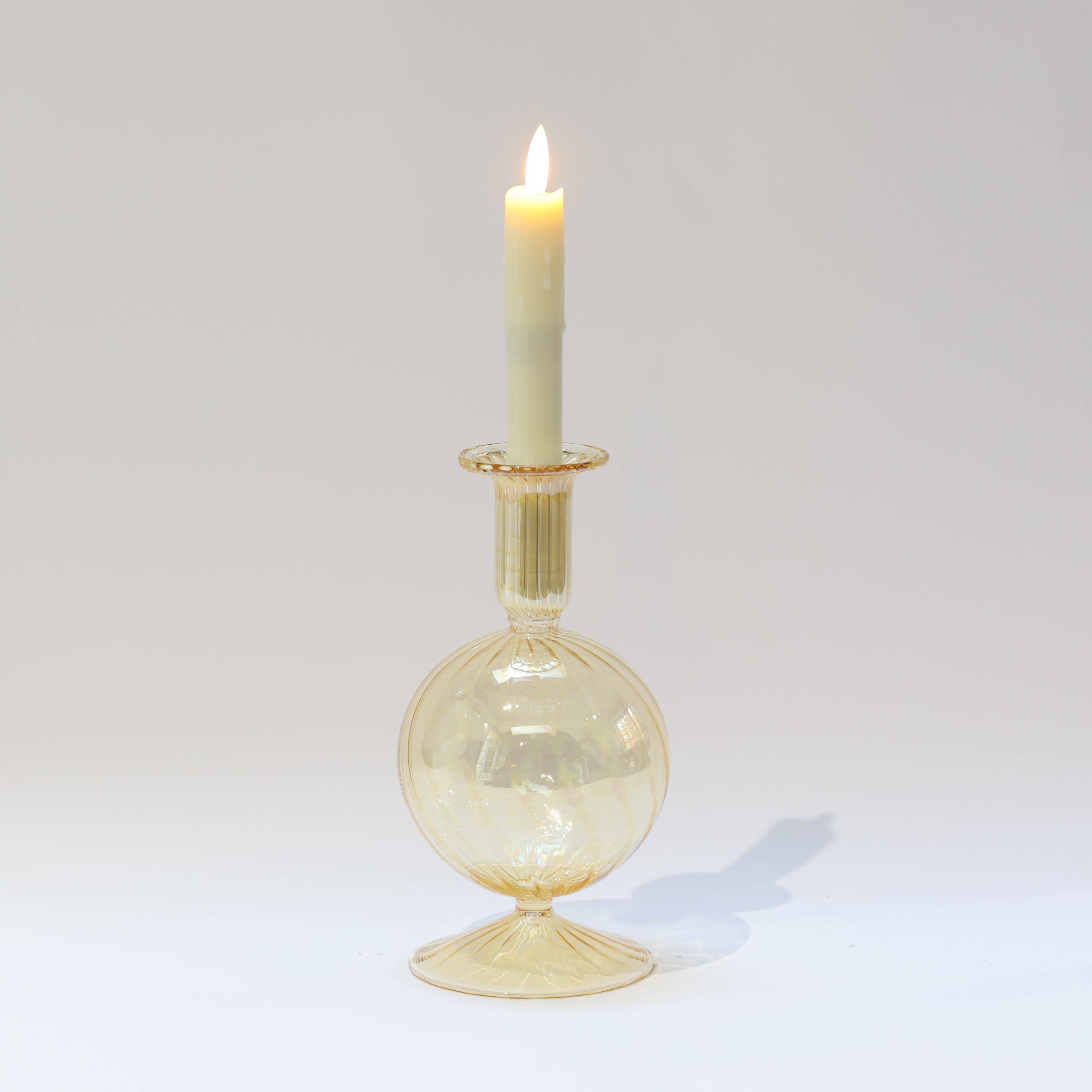 Dandarah (Ships from USA) - Wholesale Vase - Blown Glass Vase - Bauble Yellow3