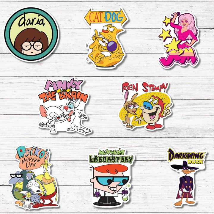 Oily Graphic Creations - Wholesale Sticker - Jem- Retro Cartoon Sticker/Magnet3