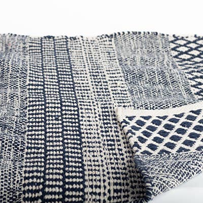 2' x 3' Woven Cotton Rug, Small for wholesale by Forpost Trade Inc