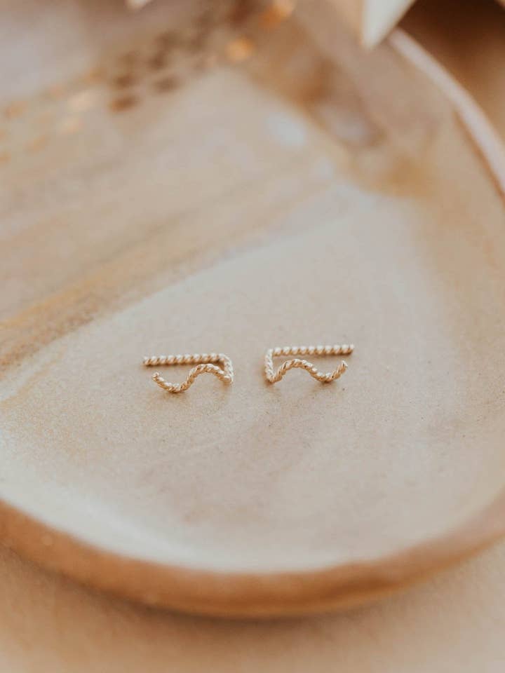 Serra Ear Climbers for wholesale by Hello Adorn