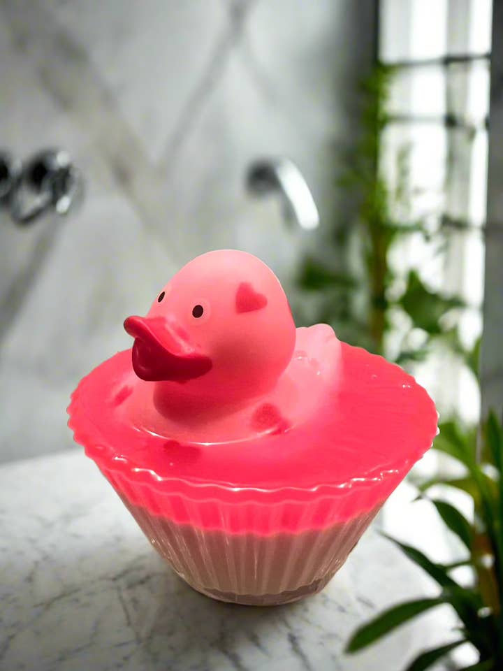 Valentine Rubber Duck Soap for wholesale by Mermaid Bath & Bubbleworks, LLC