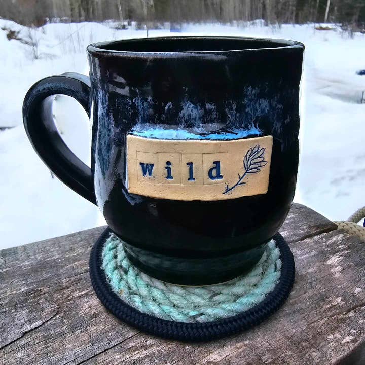 Nautical Rope Coasters set of 4 / Multicolor Variety Pack for wholesale by Alaska Rug Company