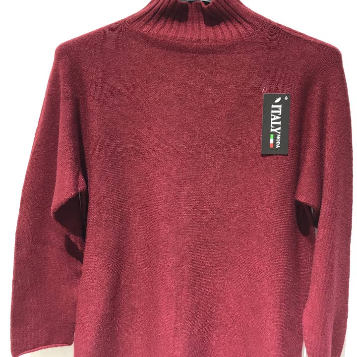 Only Yuan - Wholesale Knit Sweater - Women's - ref8010 half-neck jersey1