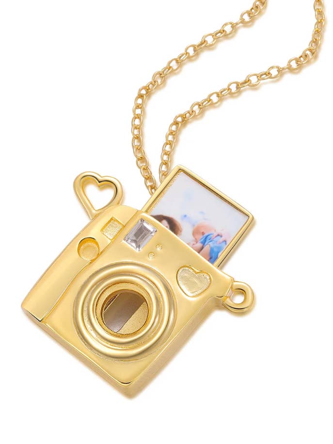 Polaroid Camera 14K Gouden Stalen Ketting voor wholesale door HoopLa